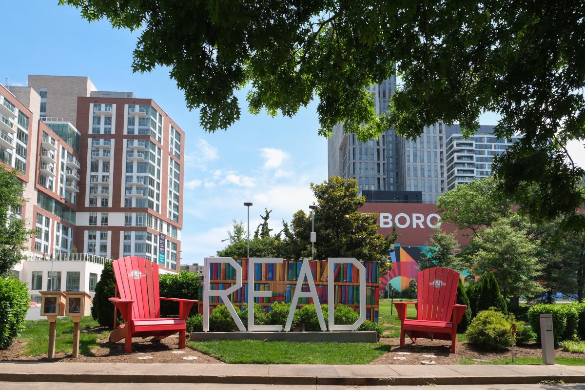 The Boro Tysons - Charlotte Geary - OBVFX - Read a Book - Park Setting
