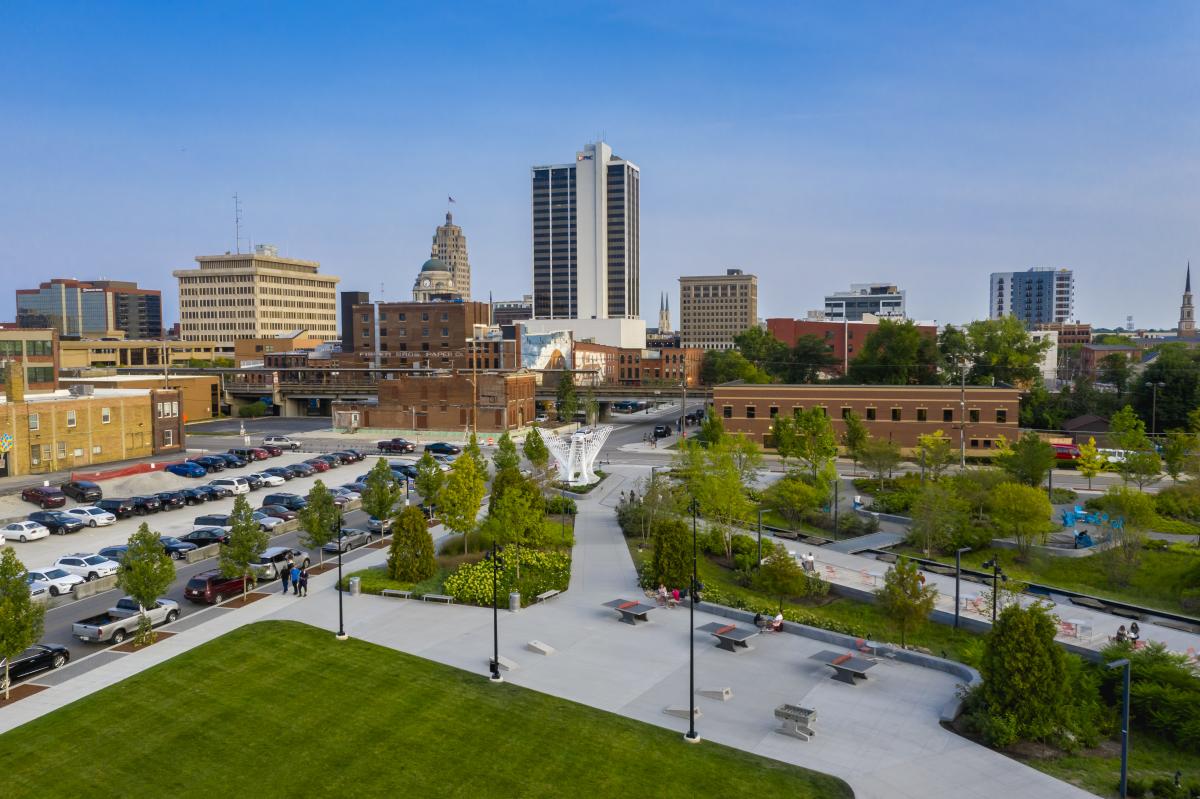 Skyline above Promenade Park