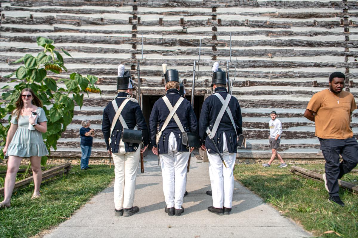 Reenactors at The Old Fort Reenactors at The Old Fort