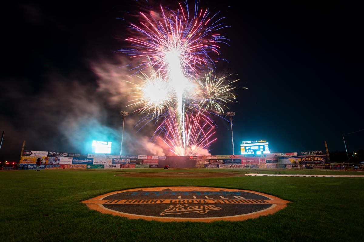 Fireworks at Frederick Keys