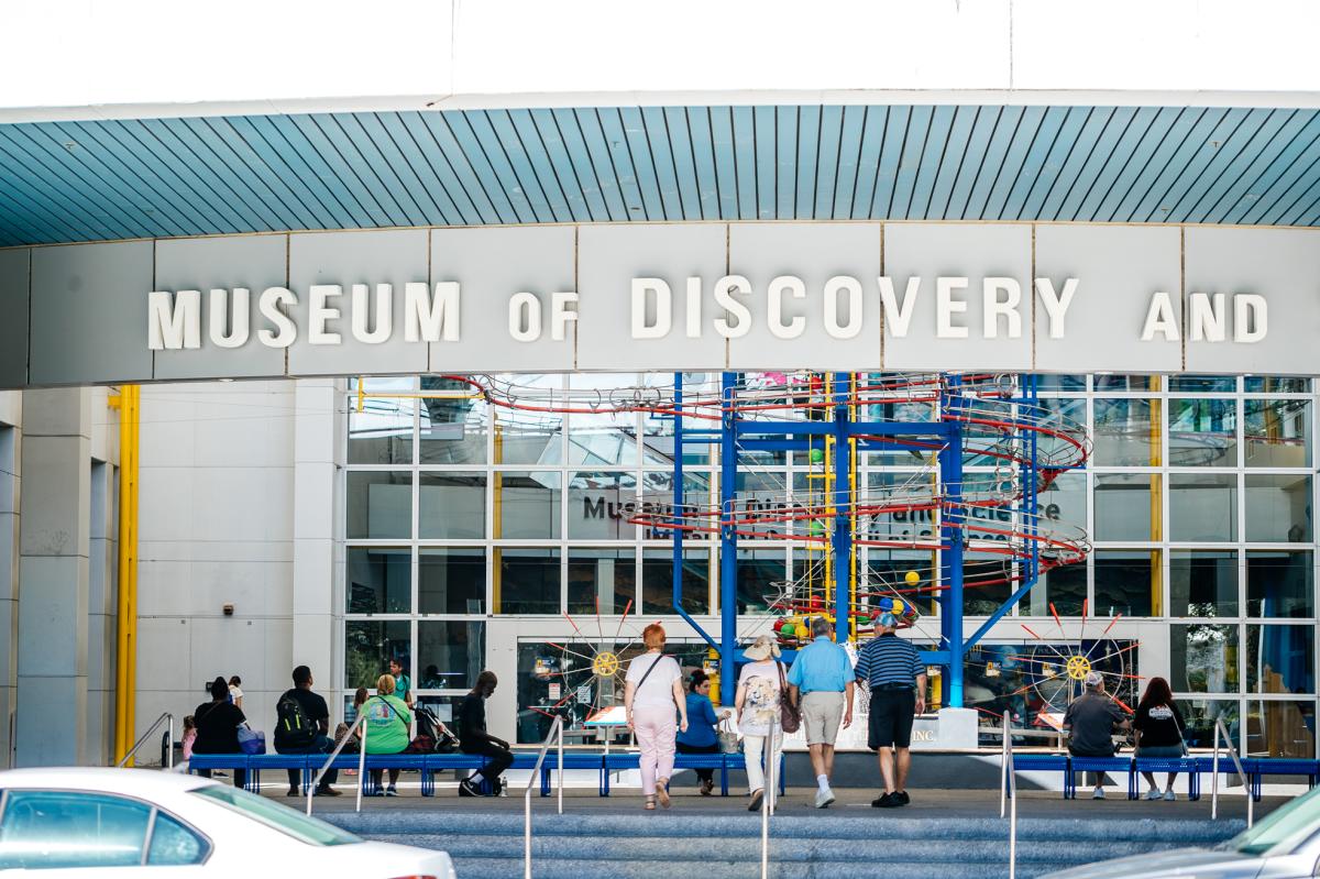 View of the Museum of Discovery and Science