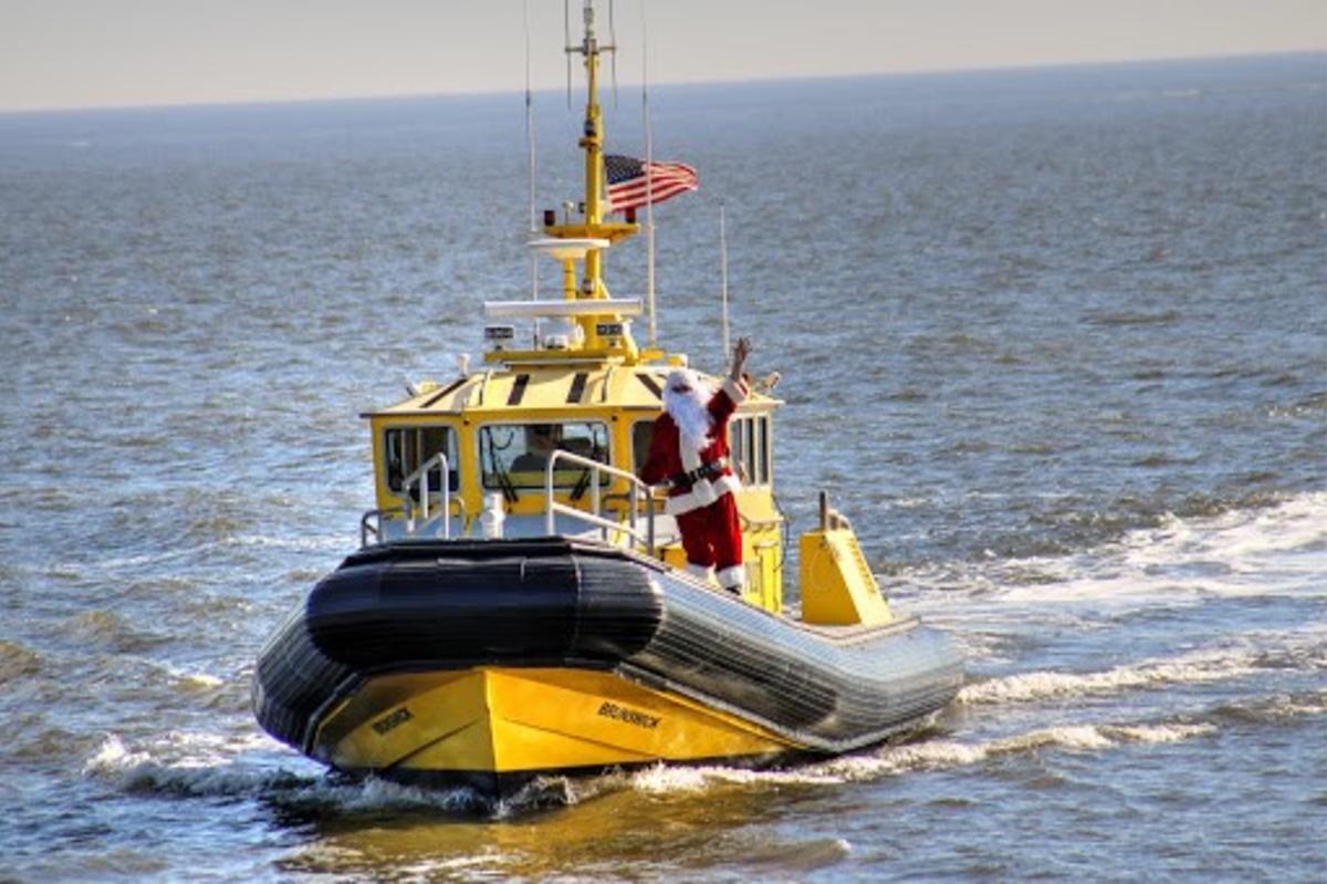 Santa at the Pier