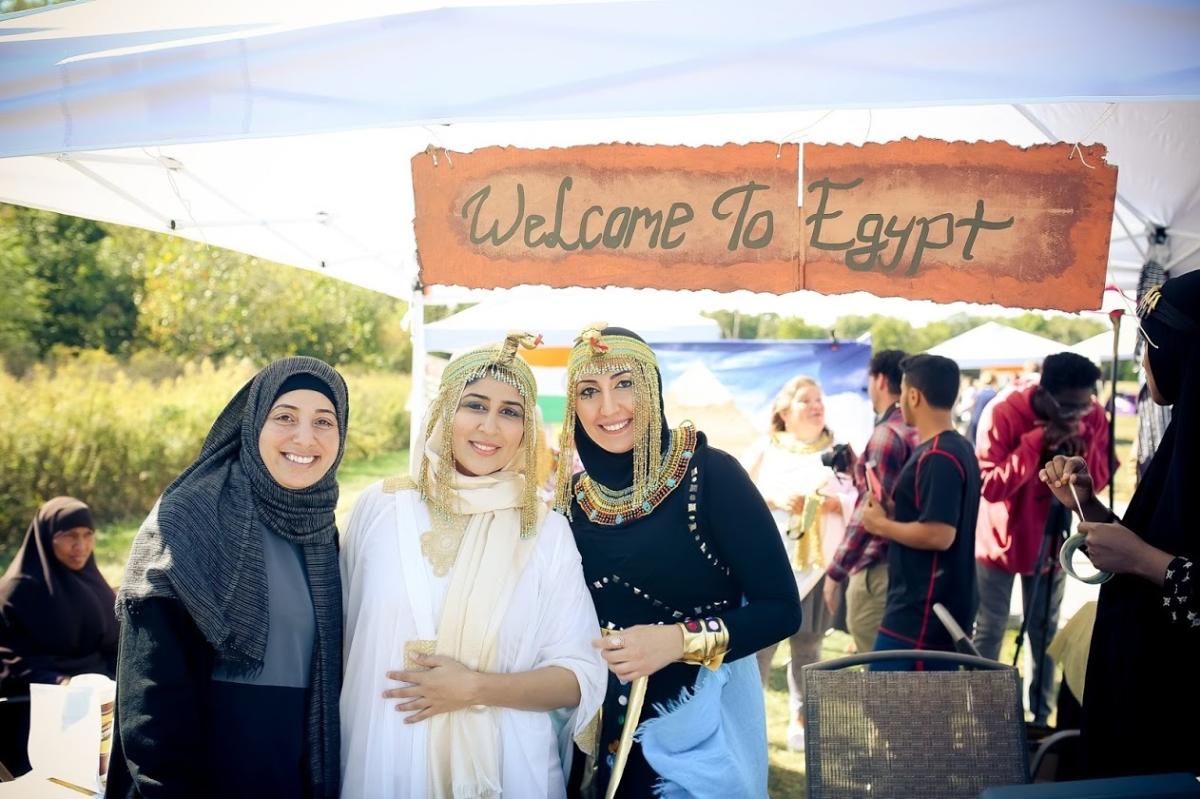 Egypt booth at the International Festival