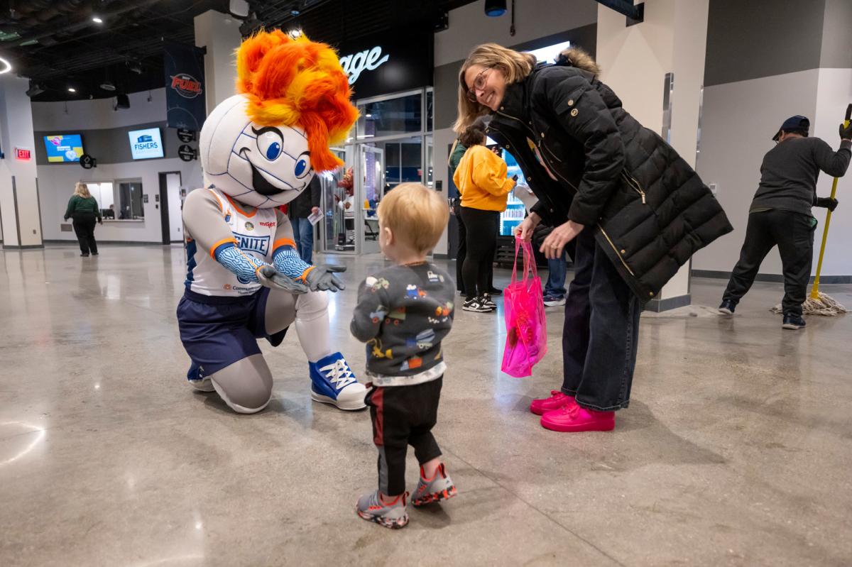 Indy Ignite Pepper mascot