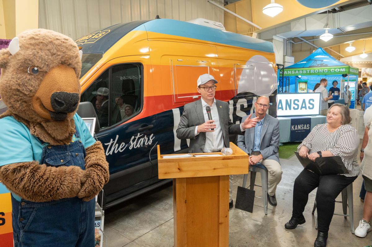 Lt Gov Mobile Visitor Center Launch at State Fair 2024