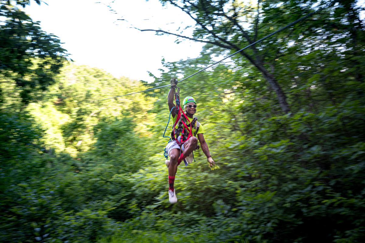 Ziplining in Kansas City, Kansas
