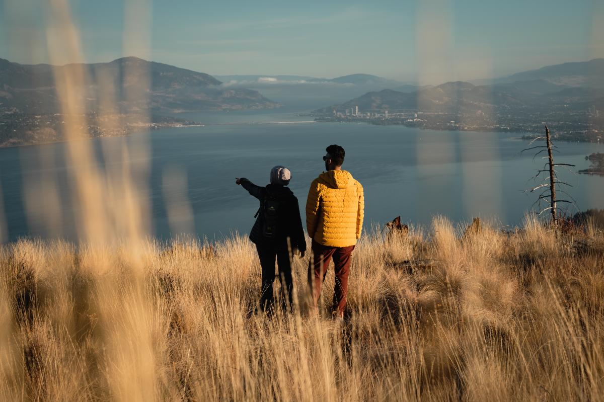 Couple Hiking at Johns Family Nature Conservancy Regional Park 22