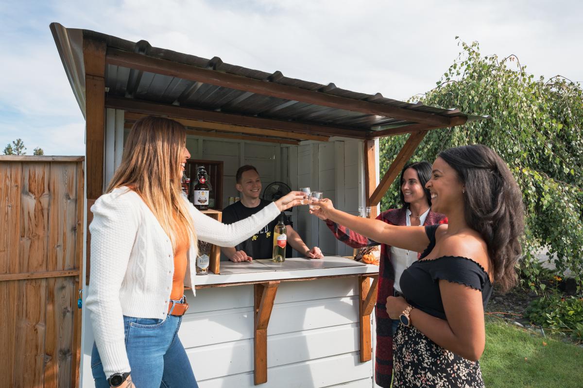 Outdoor Wine Tasting at Meadow Vista Honey Wines 1