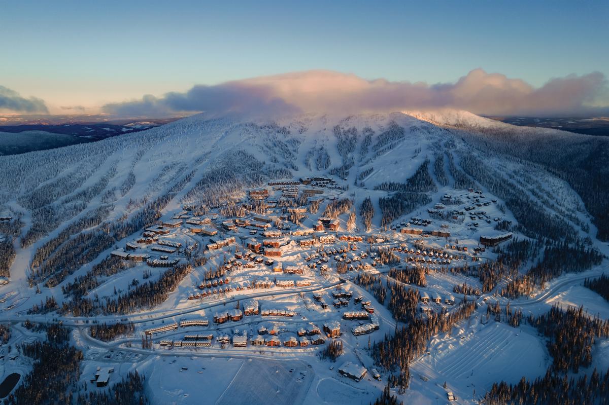 Big White Ski Resort Aerial - Winter, 2023