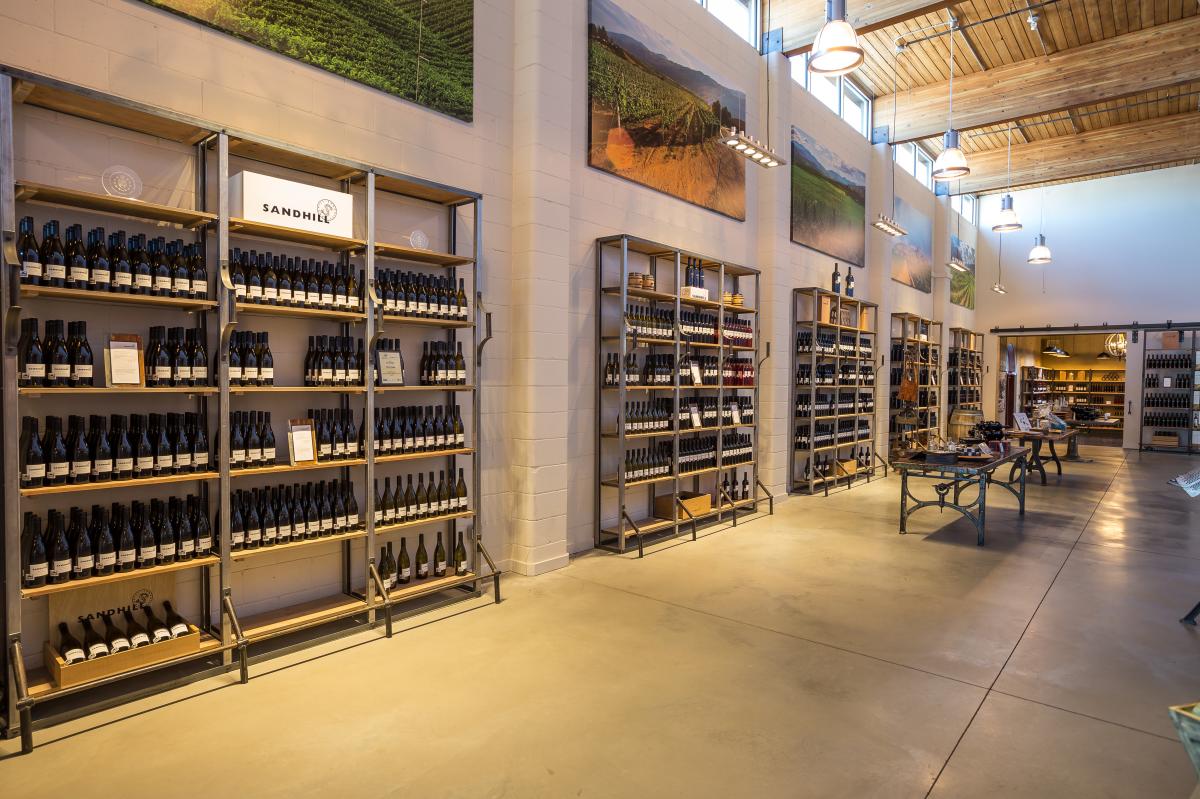 Sandhill Winery inside