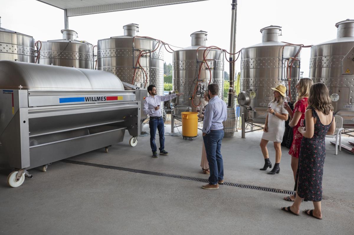 Volcanic Hills Estate Winery Guided Tour in Cellar 11