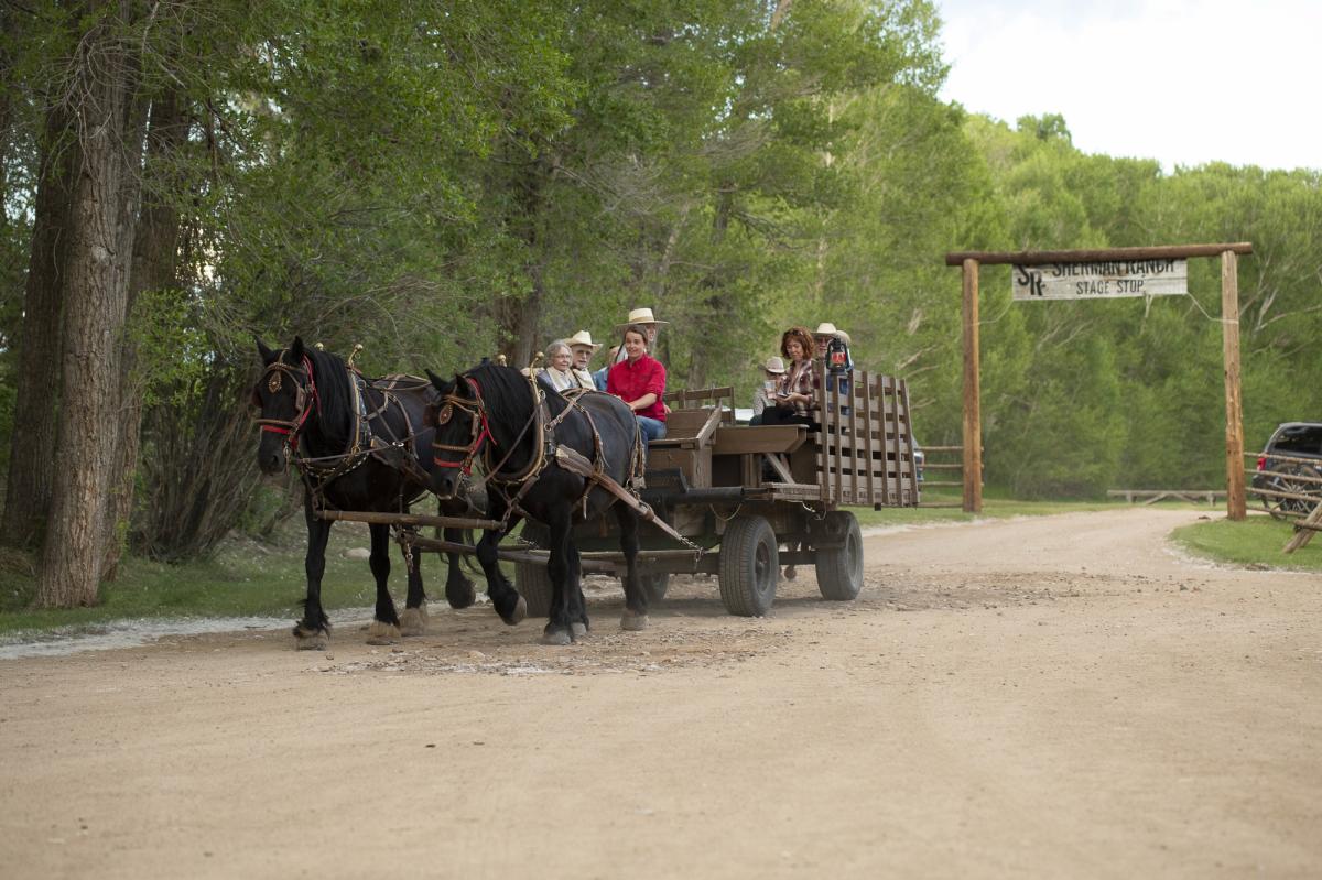 Vee Bar Guest Ranch Wagon Ride