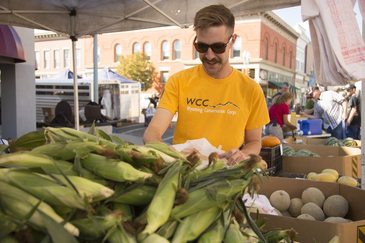 Laramie Farmers Market Corn Fresh Produce