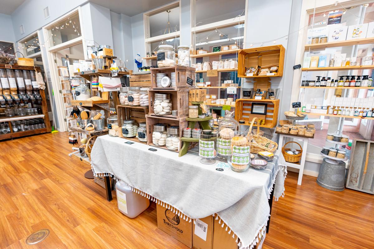 Bath bombs, local artisan goods and more at Jar the Zero Waste Store in Somerset.