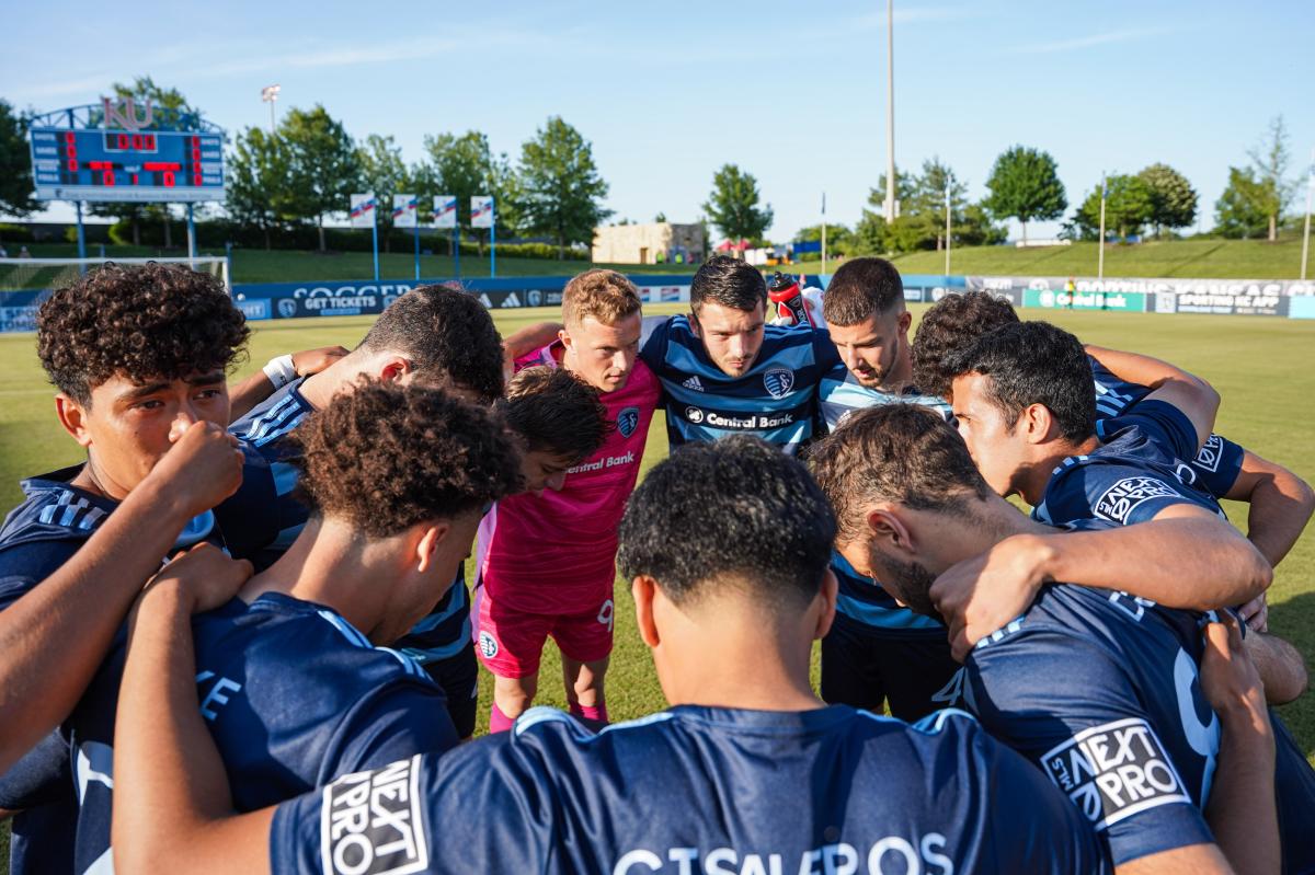 Sporting KC II Blog 3 team huddle