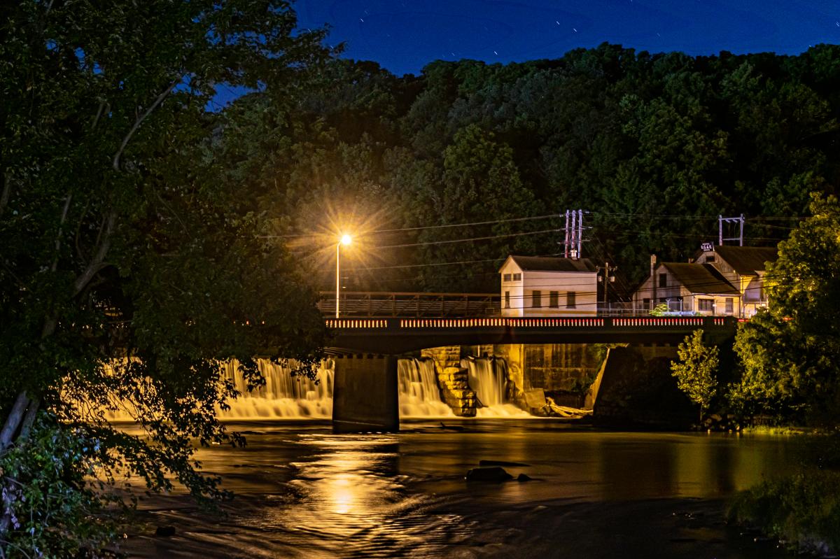Bridge at night
