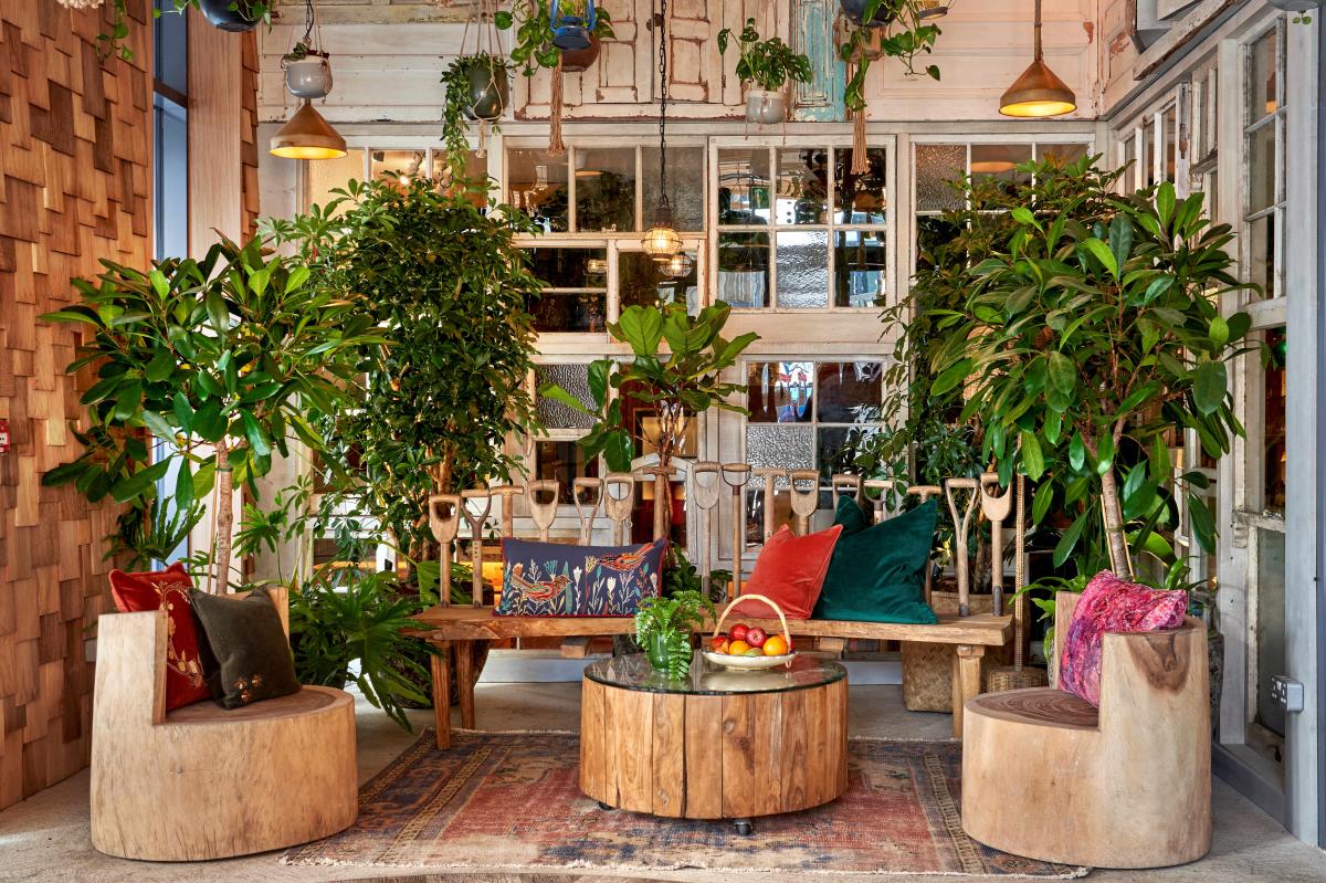 Seating area in Treehouse Manchester