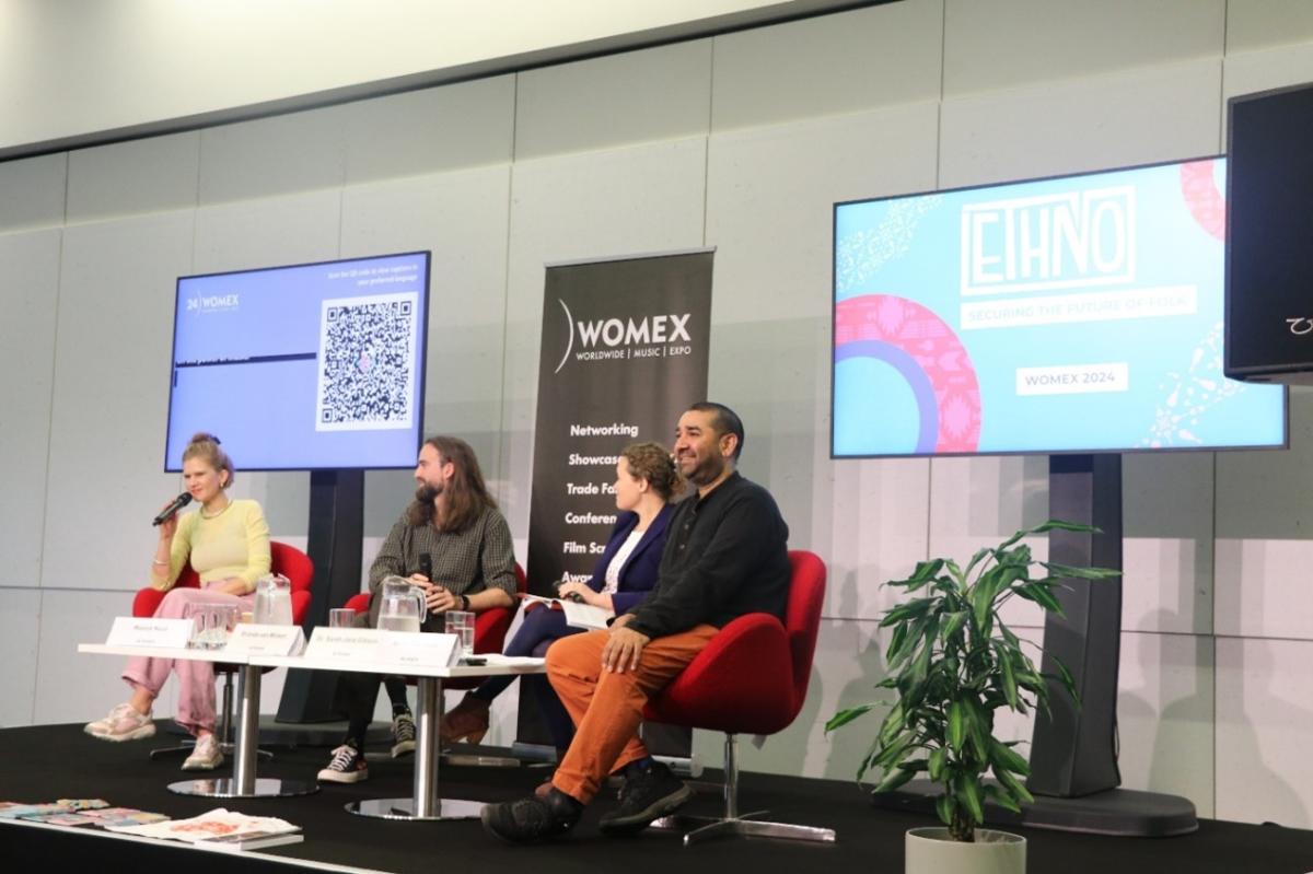 Panel of speakers at WOMEX