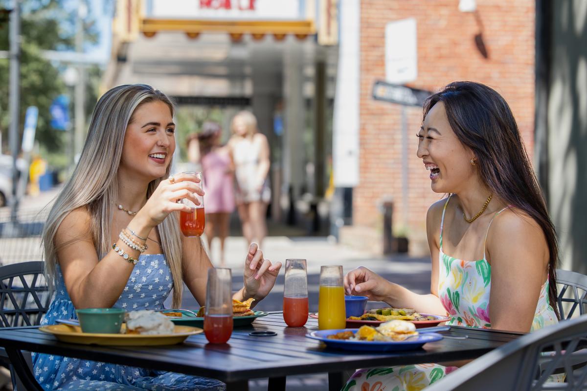 Local Yolkal sidewalk dining