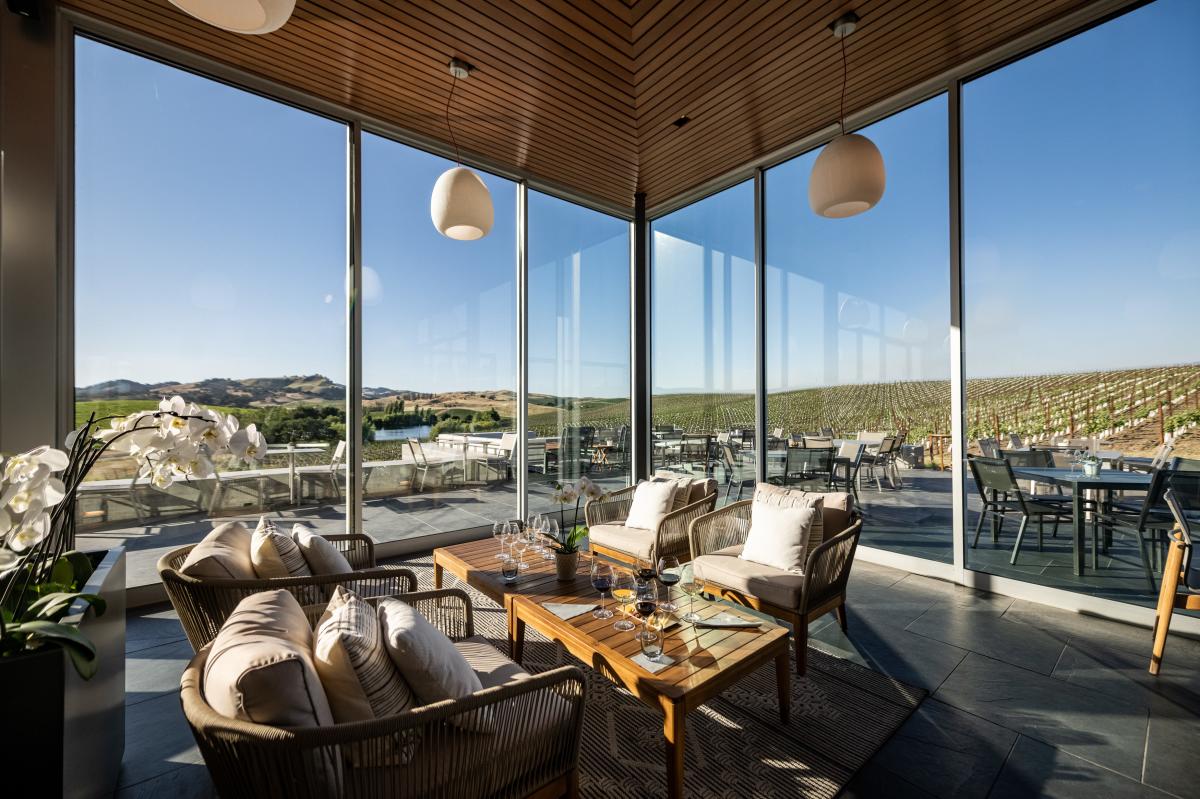 Cuvaison tasting room with patio