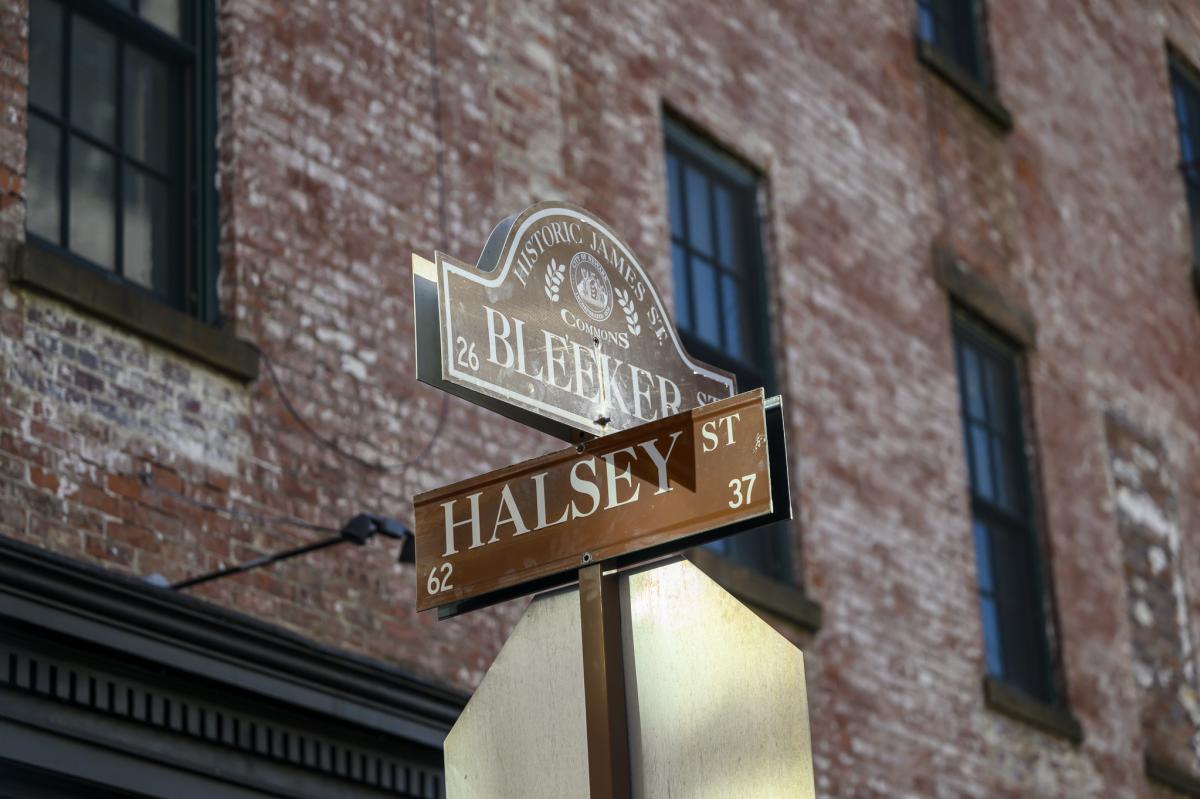 Halsey and Bleeker sign
