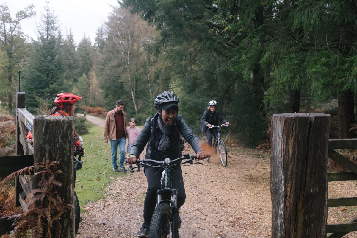 Off Road Club Blog - Cycling through gate