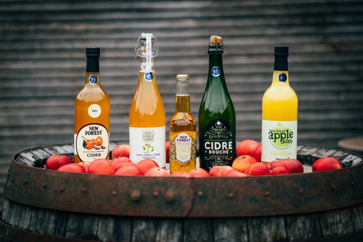 New Forest Cider Bottle Line Up