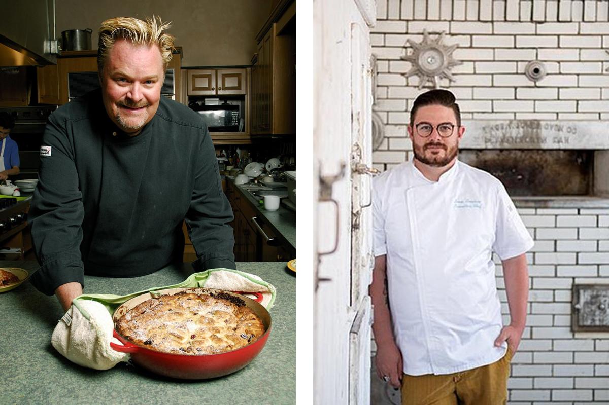 Chef Johnny Vee (left) and Chef Sinclaire (right)