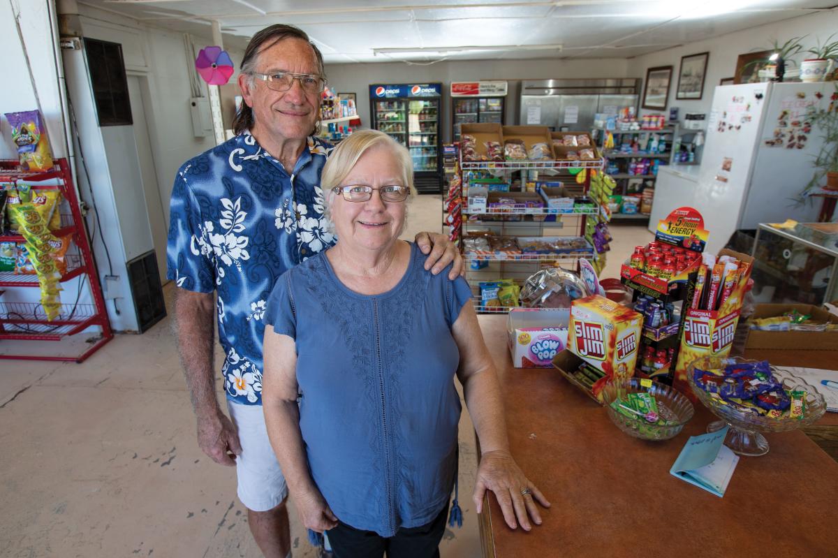 Hachita's only business is a hub for Border Patrol agents, locals like it's previous owners Robert and Bonnie Denzler, and Continental Divide travelers