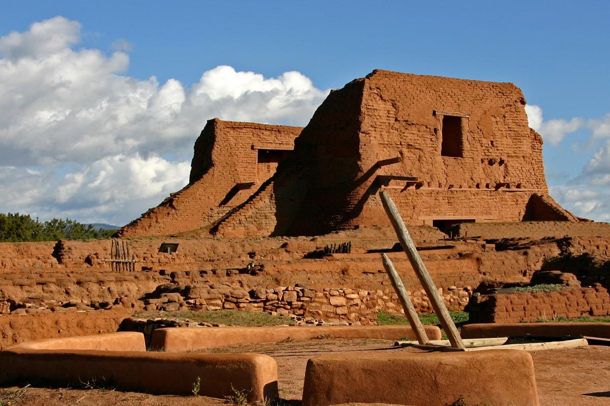 Pecos National Monument, a large ruin and historic site with a museum and walking tour.