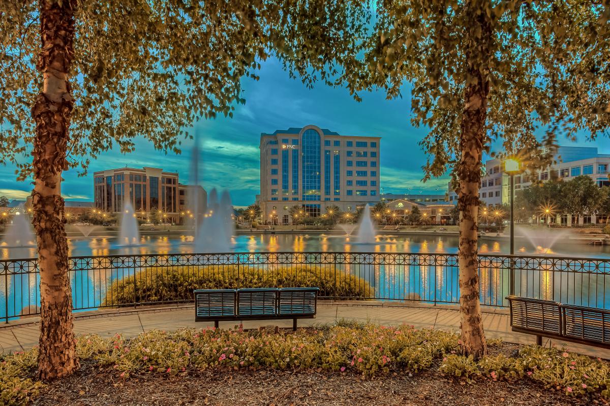 city center fountains