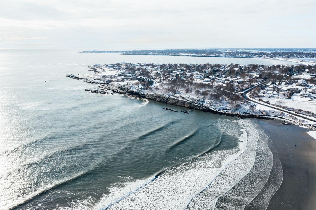 Surfers End Second Beach Winter