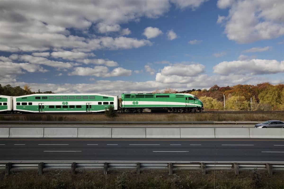 GO Train Travelling