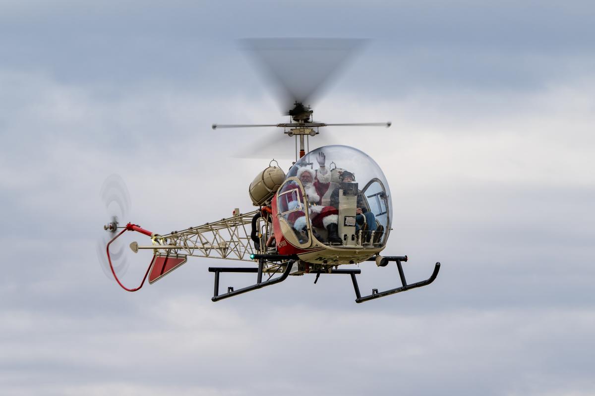 Christmas in the Air at the EAA Aviation Museum in Oshkosh Wisconsin