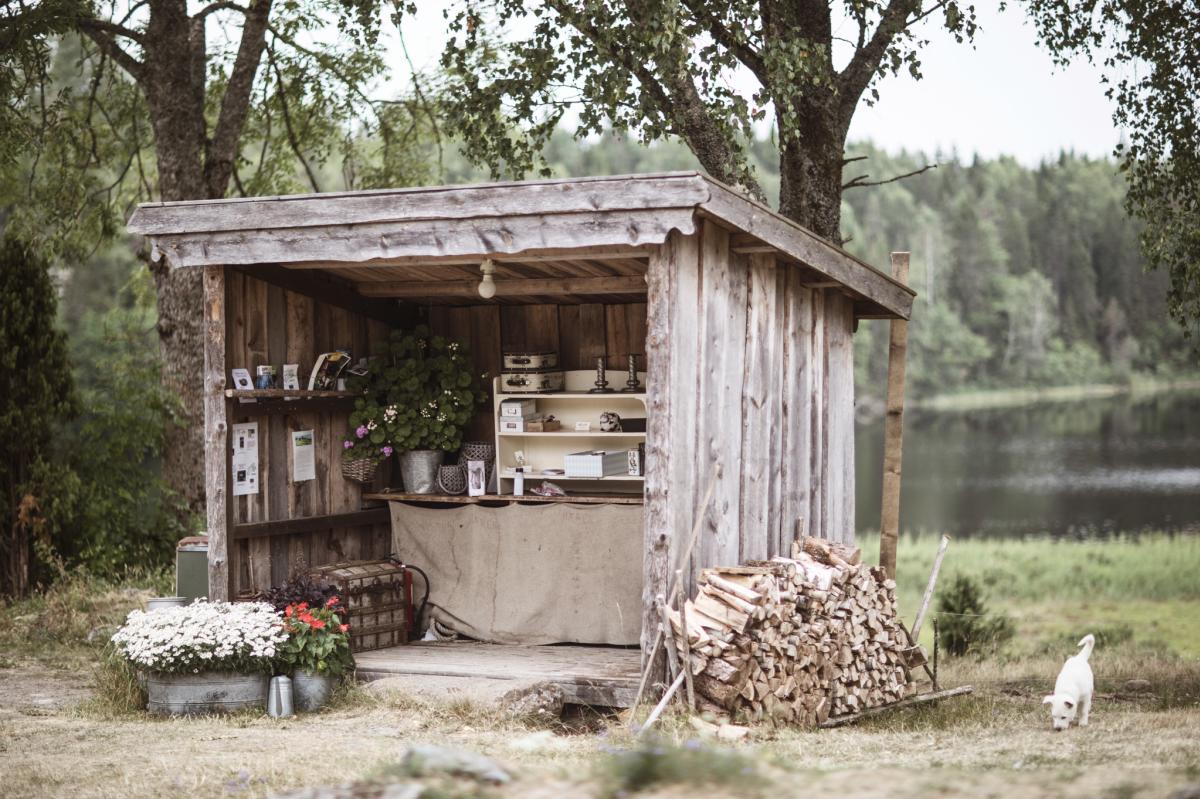 Utsalg av lokalmat hos Bøensætre