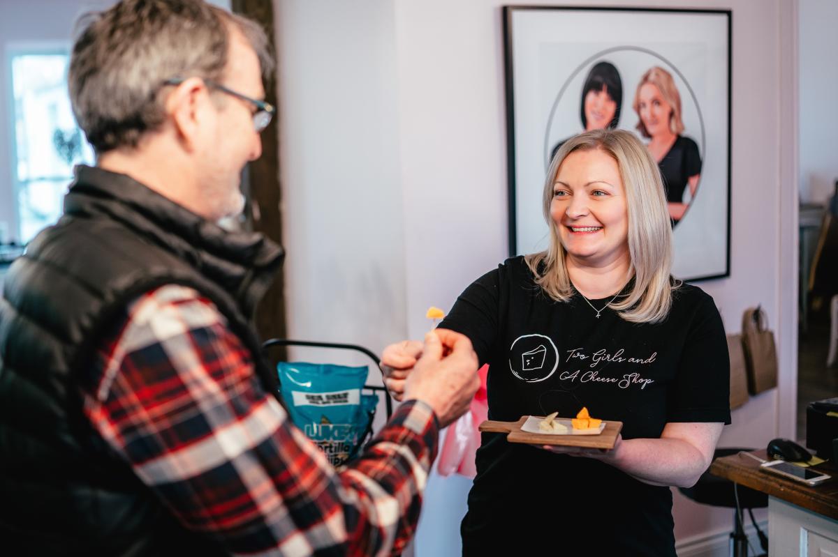 People Eating Cheese