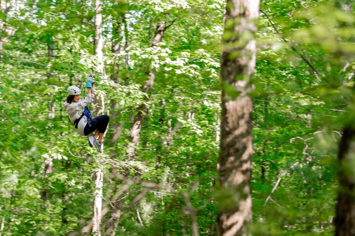 Ziplining at Bear Mountain Ziplines