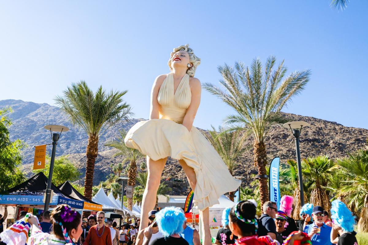 Palm Springs Pride Parade. Forever Marilyn