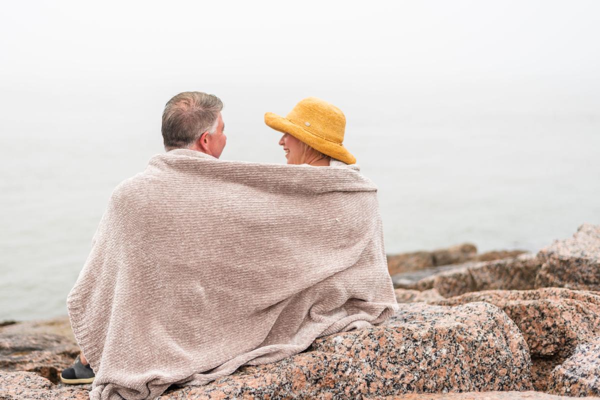 Couple-beach-winter texan