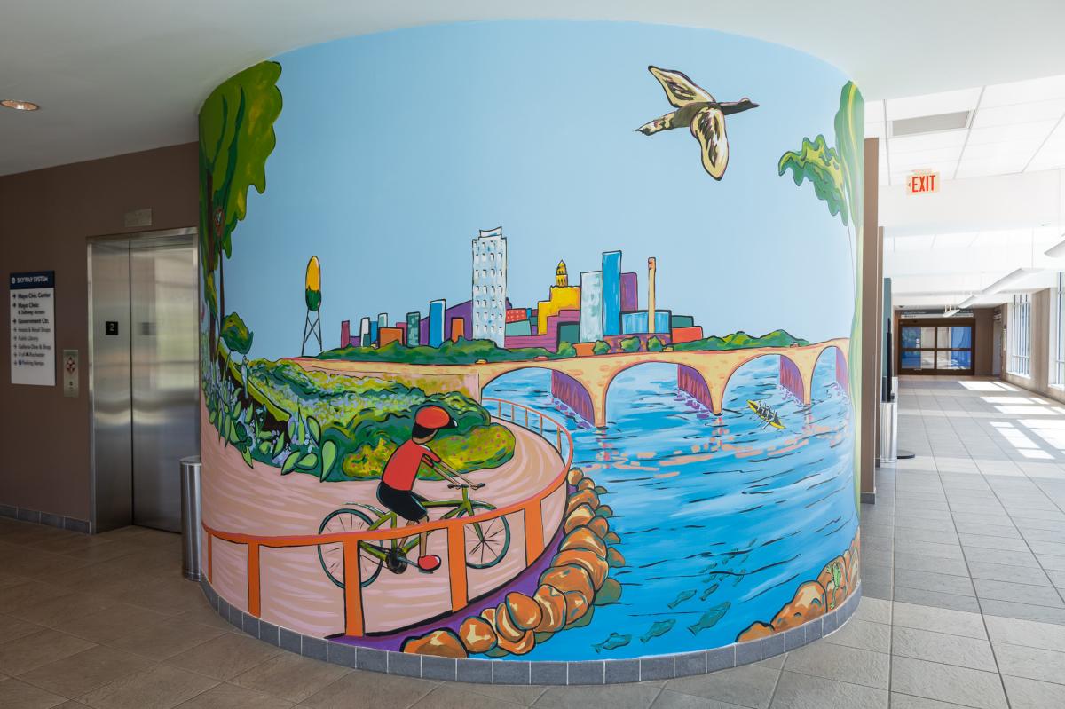 Broadway Plaza mural