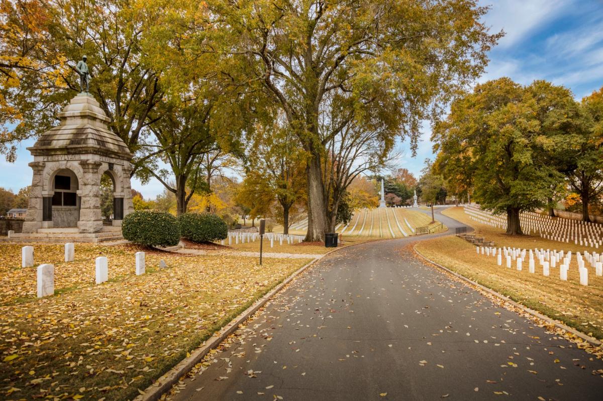 Salisbury National Cemetery Fall Foliage