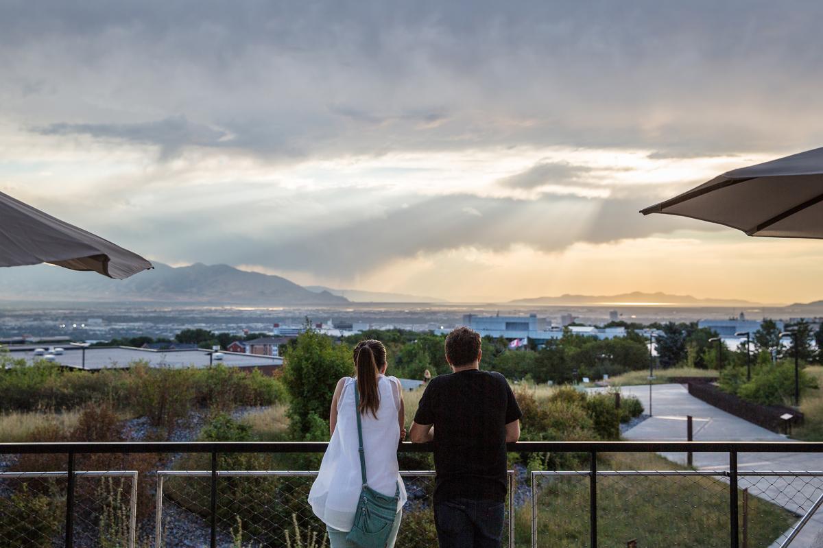 It's hard to beat the views from The Natural History Museum of Utah