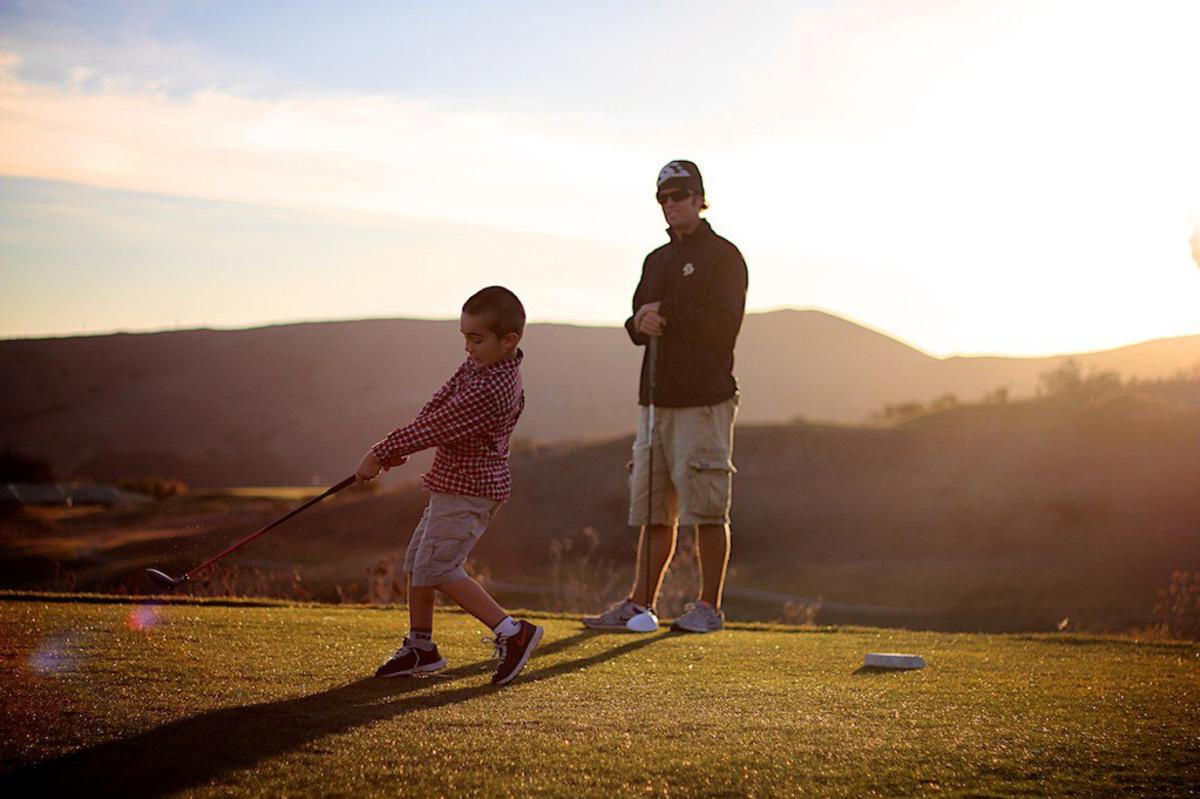 family golf