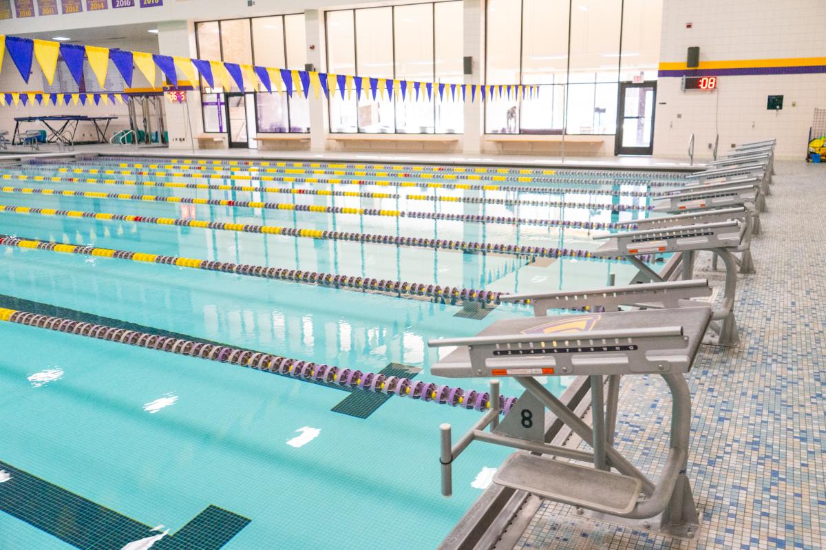 Swim in UW-Stevens Point's squatic center.