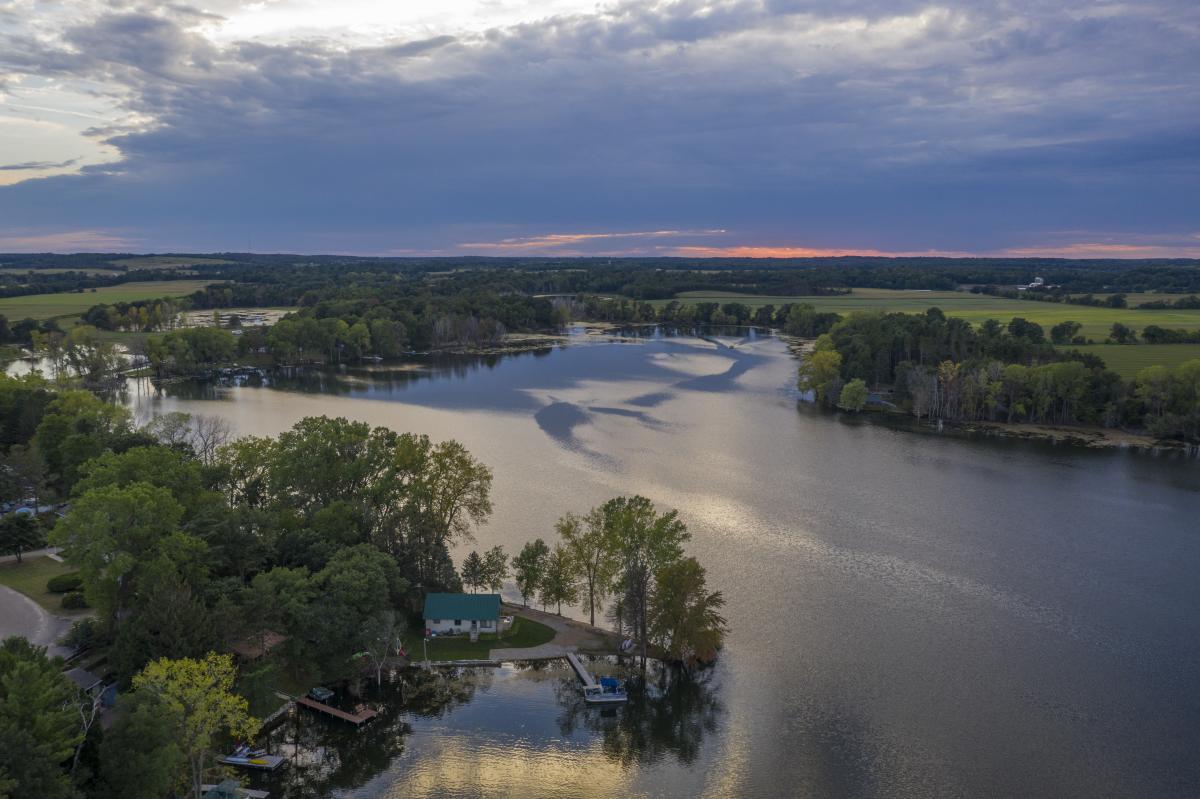 For a serene lake with gorgeous views, don't miss Lake Emily in the Stevens Point Area.