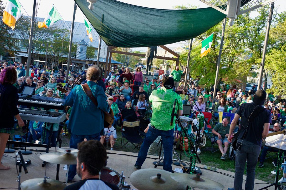 Four Unplugged performs at Covington's annual St. Patrick's Day concert