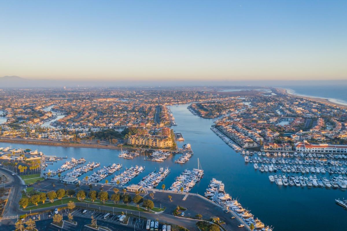 Activities in the Huntington Beach Harbour