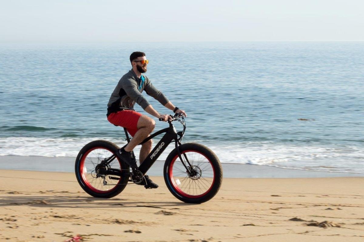 Pedego on Beach