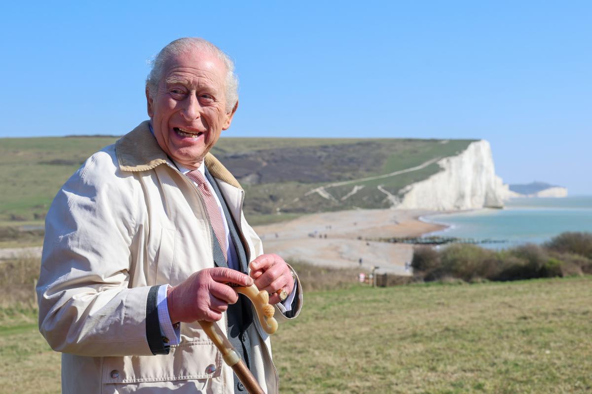 The King Inaugurates The King Charles III England Coast Path at Seven Sister National Nature reserve
