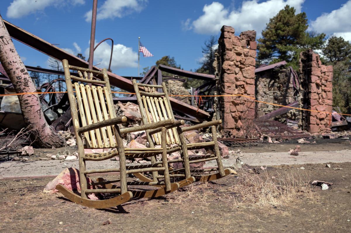 North Rim Lodge Fire Damage